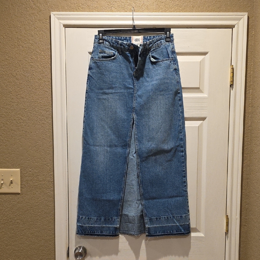 BDG Blue Denim Skirt